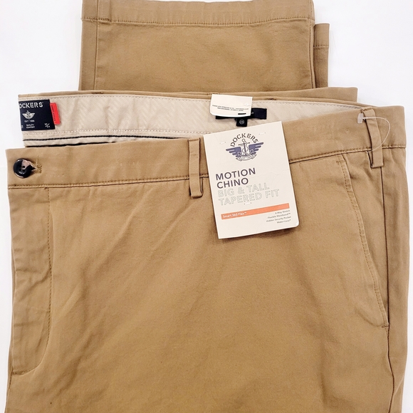 Dockers Other - Dockers Men's Tan Chino Tapered Fit 58 X 32